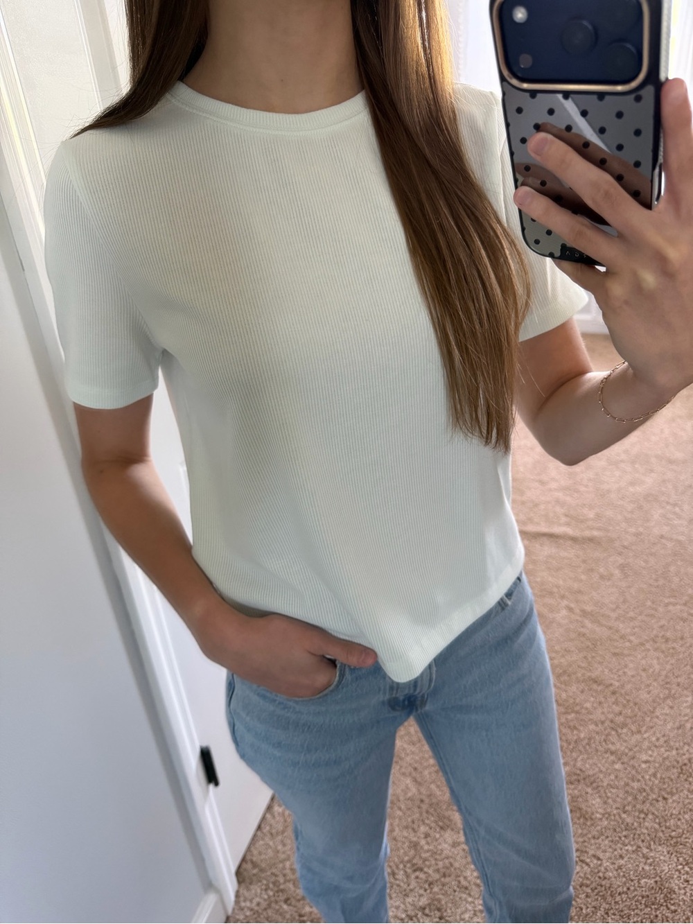GapFit Ribbed Tee - Picture 2 of 2